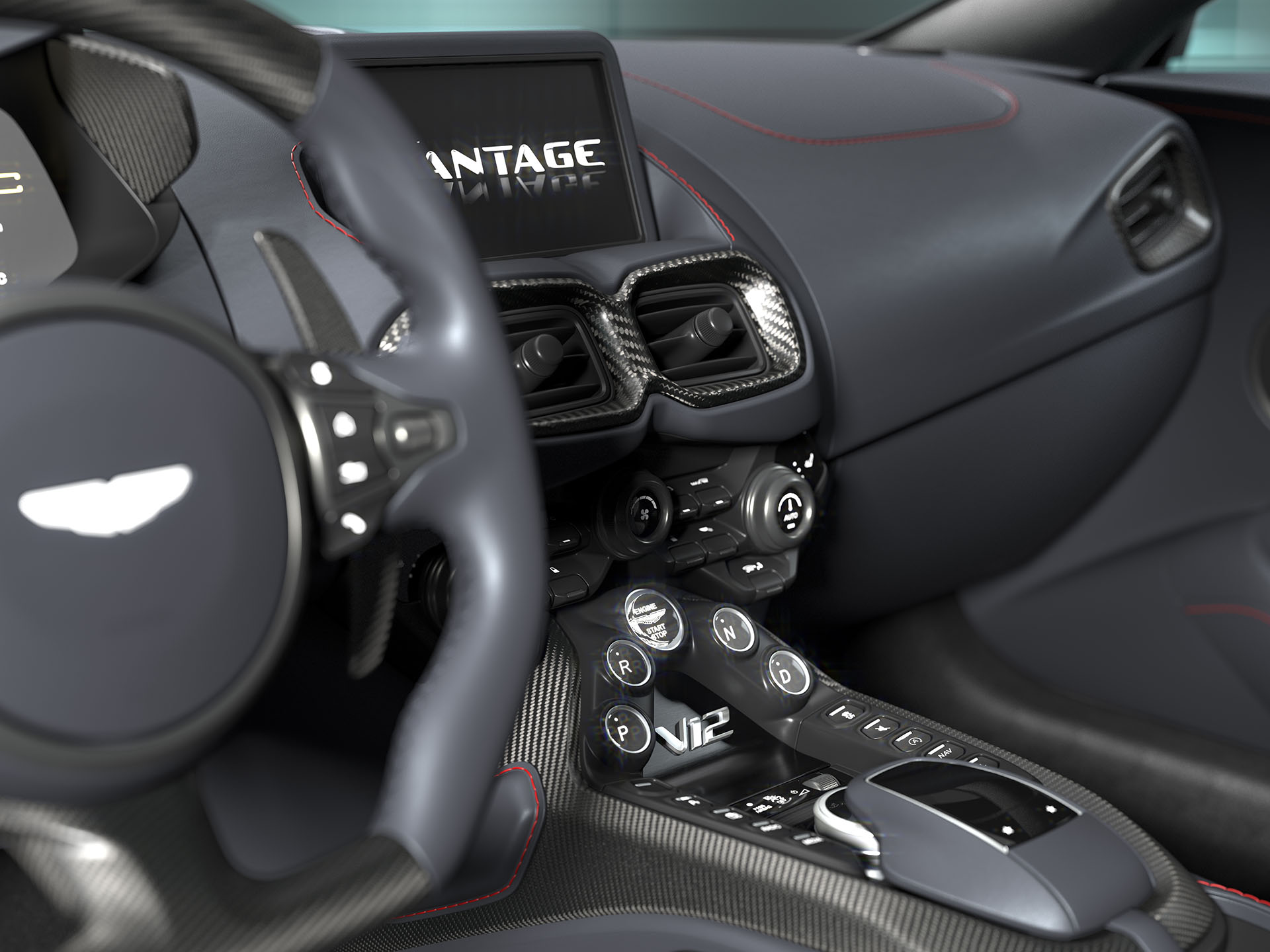 Aston Martin Vantage Интуитивное понятное управление 