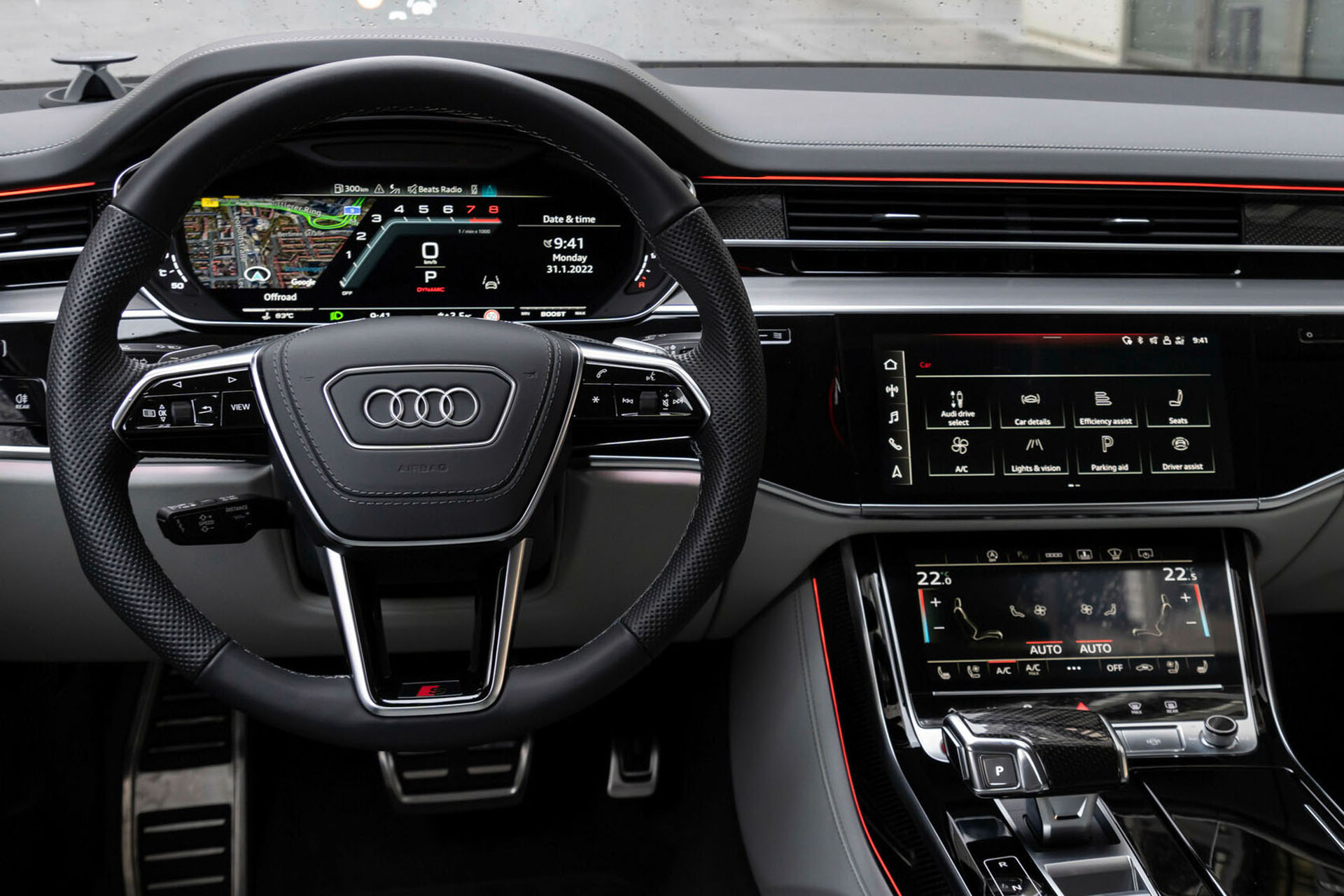 Audi S8 Информационно-развлекательная система MMI