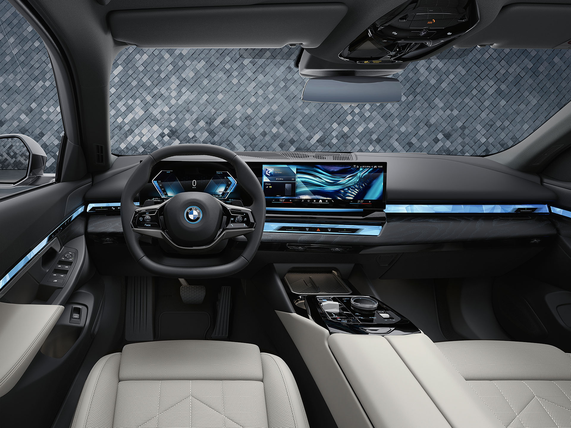 Новый BMW 5 G60 салон