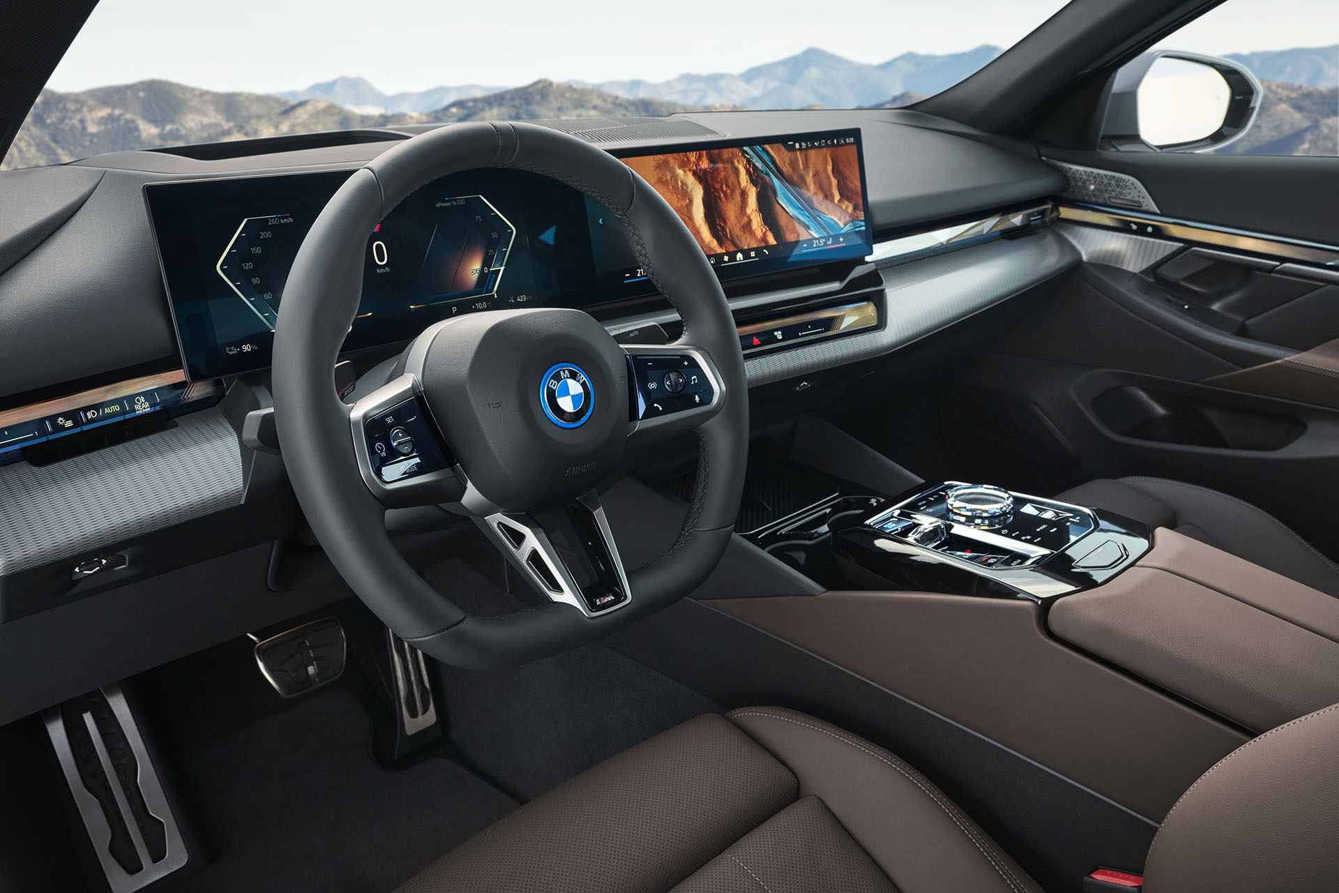 Салон BMW 5 G60 Повністю веганський інтер'єр