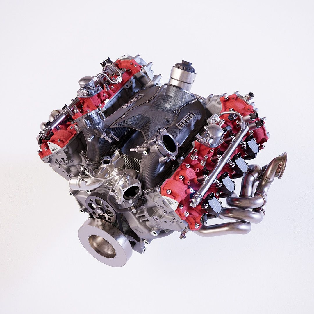 Ferrari SF90 XX Stradale Двигун внутрішнього згоряння