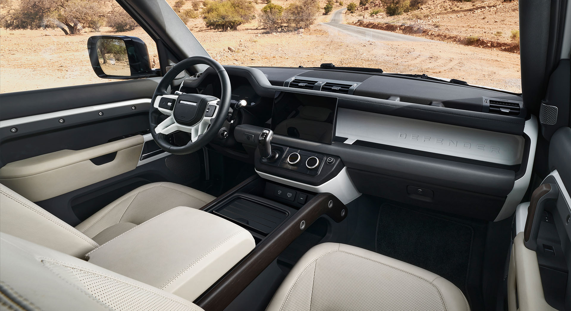 Новий Land Rover Defender 2023 салон