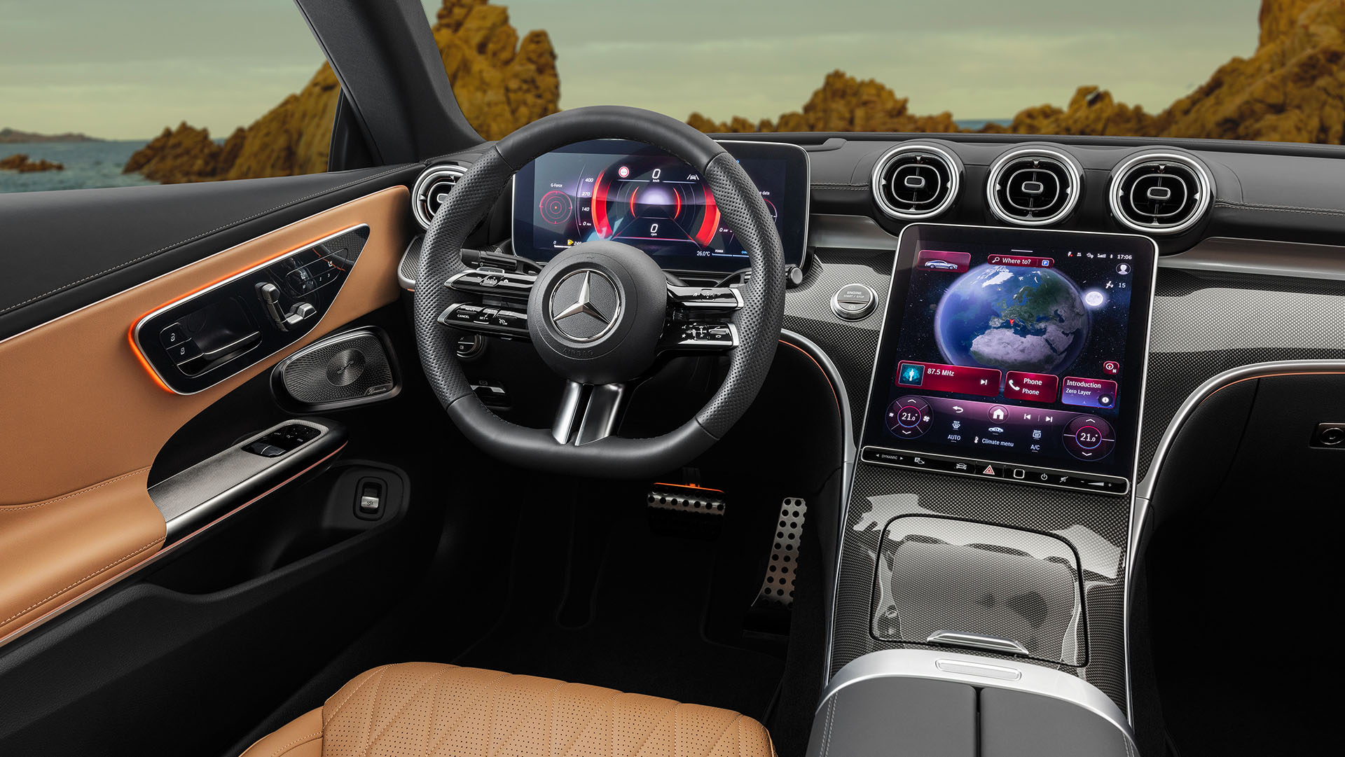 Новый дизайн приборной панели Mercedes-Benz CLE Coupe
